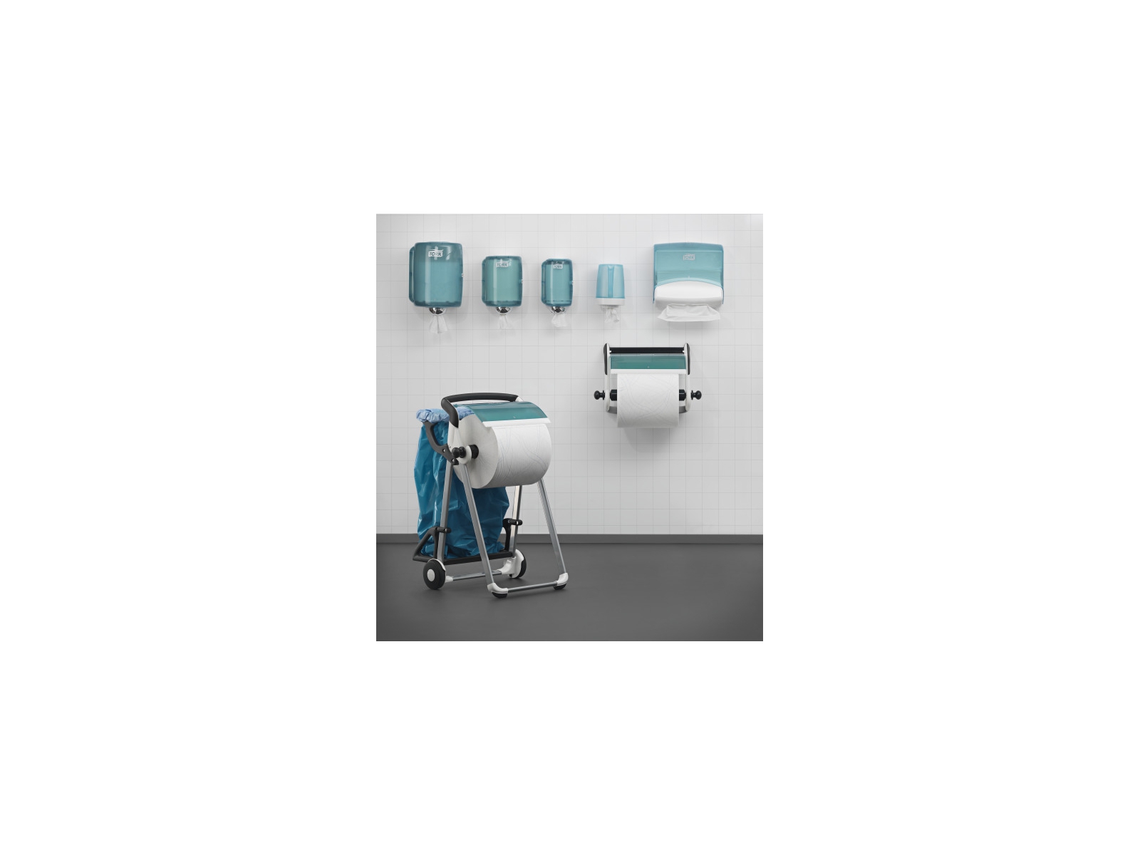 Uchwyt ścienny czyściw W1 TORK 652100 TURKUS WALL
